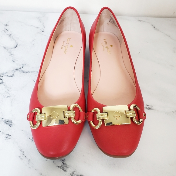 kate spade Shoes - Kate Spade Phoebe Ballet Flat Red
